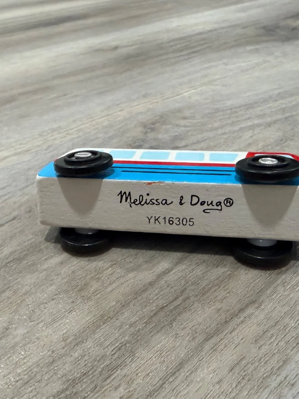 Melissa & Doug Wooden Toy Vehicles Lot of 8 Cars Trucks Bus